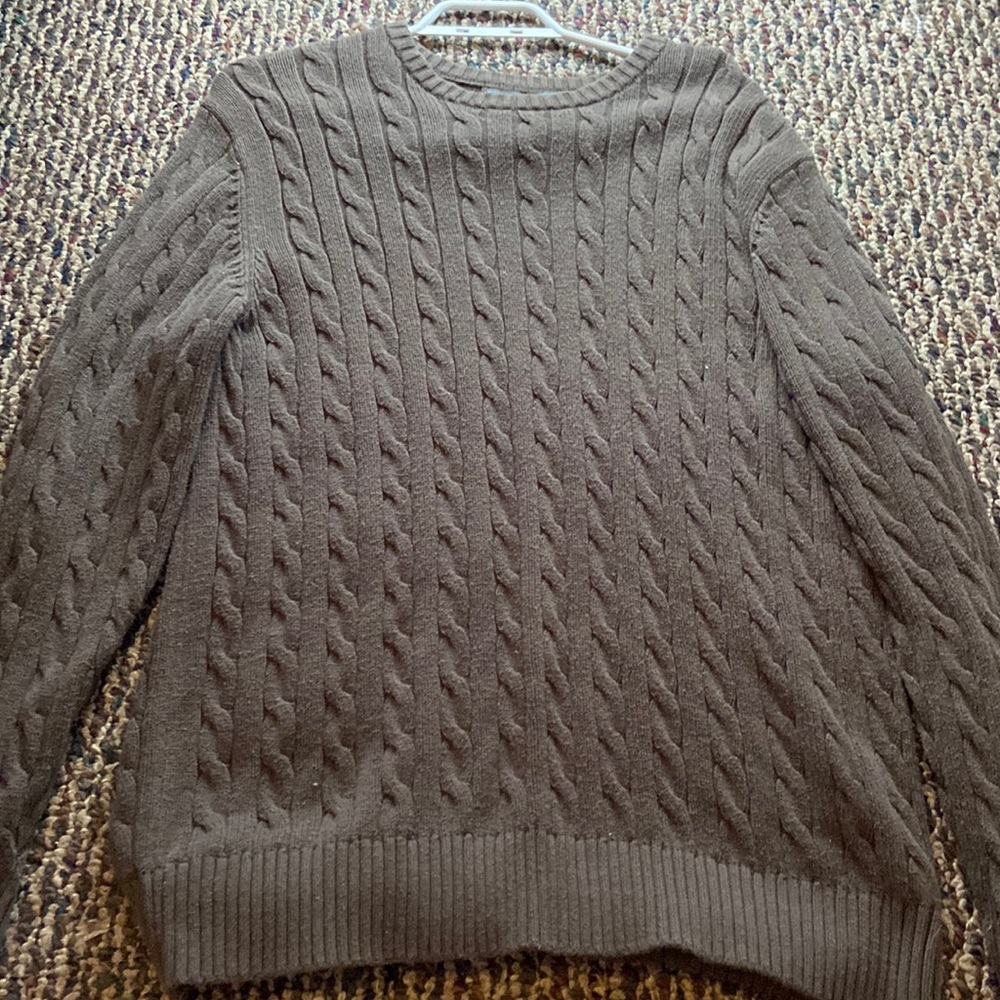 Brown Chunky Knit Sweater